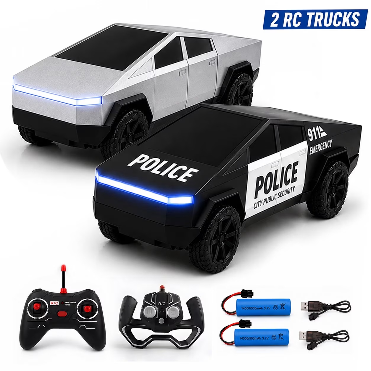 Rc Hobby Toucan - Juego de 2 Camionetas Cyber Truck