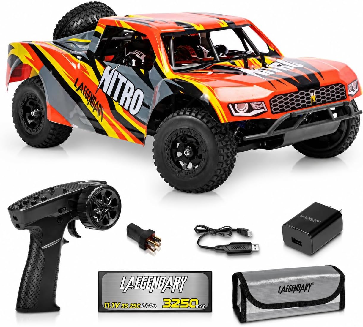 Rc Hobby Grade Truck - Camioneta Todoterreno con Tracción en las