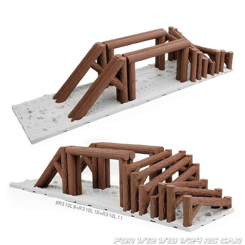Bloqueos de carretera de mader - Rc Hobby Track reseña y precio