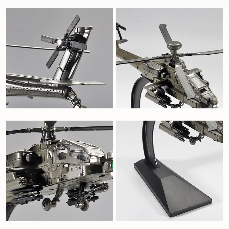 Helicóptero Apache a escala 1/ - Rc Helicopter Hobby Grade reseña y precio