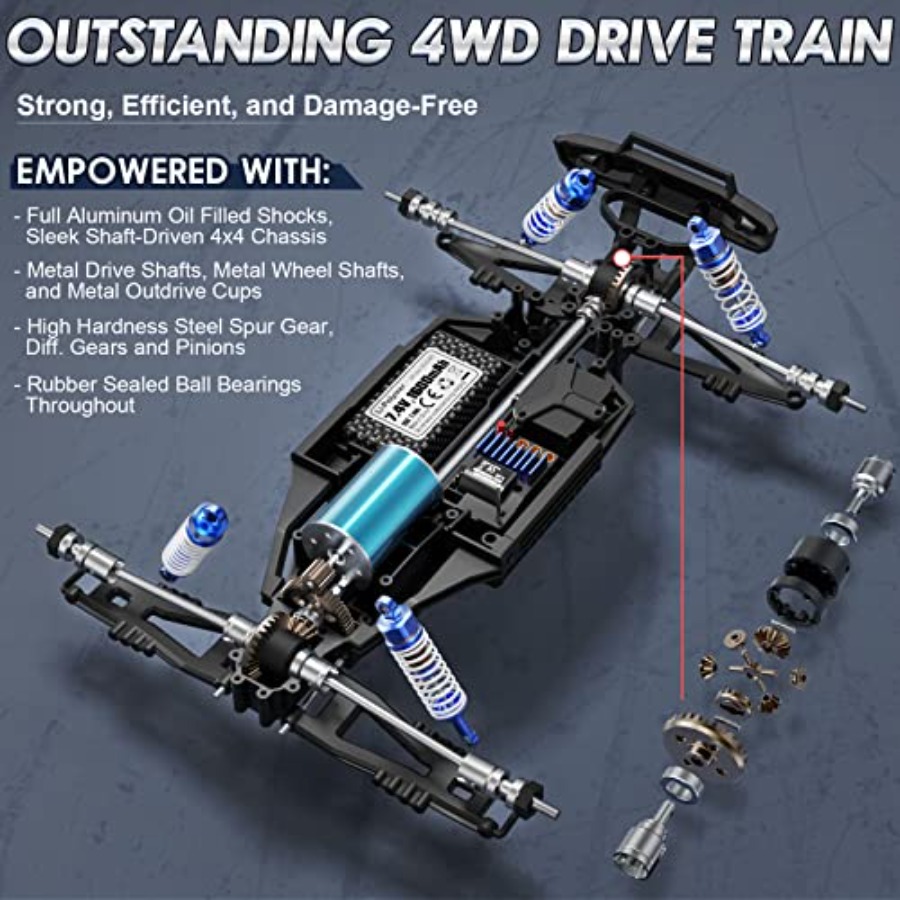 Camioneta Monstruo RC 4x4 Todo - Rc Hobby Grade Truck reseña y precio