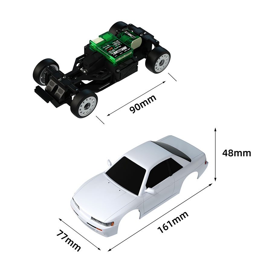 BMHOBBY BMRX FLD S13 1/28 Coch - Rc Hobby Track reseña y precio