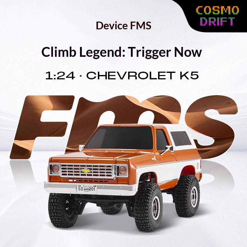 FMS 1:24 FCX24 K5 Blazer RC, C - Rc Hobby Track reseña y precio