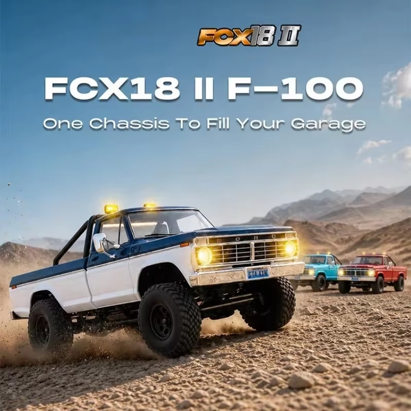 FMS 1:18 FCX18 II F‑100 Brushe - Rc Hobby Grade reseña y precio