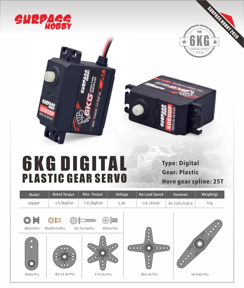 Servo Digital Impermeable Surp - Rc Hobby Online reseña y precio