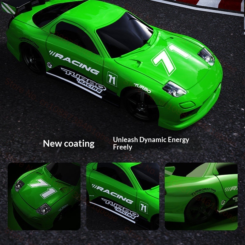 Turbo Racing 1/76 Mini Coche R - Rc Hobby Track reseña y precio