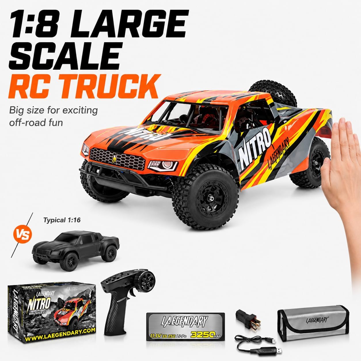 Camioneta Todoterreno con Trac - Rc Hobby Grade Truck reseña y precio